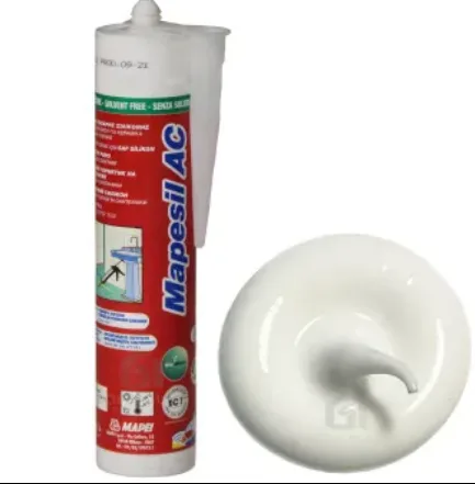 Герметик силиконовый Mapei Mapesil AC №100 белый 310 мл