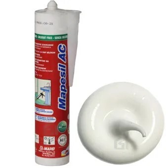 Герметик силиконовый Mapei Mapesil AC №103 белая луна 310 мл