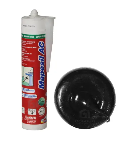 Герметик силиконовый Mapei Mapesil AC №120 черный 310 мл