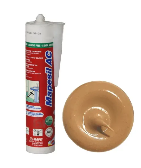 Герметик силиконовый Mapei Mapesil AC №135 золотой песок 310 мл