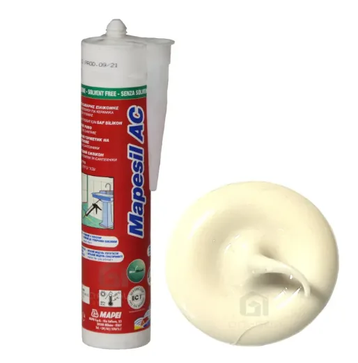 Герметик силиконовый Mapei Mapesil AC №130 жасмин 310 мл