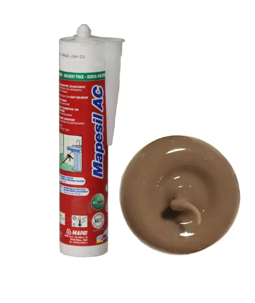 Герметик силиконовый Mapei Mapesil AC №136 гончарная глина 310 мл