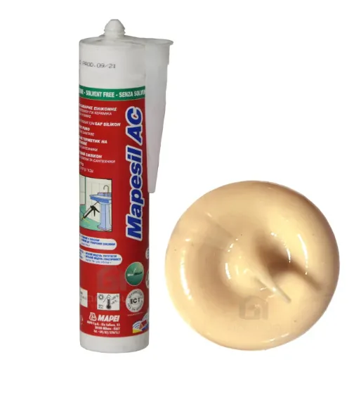 Герметик силиконовый Mapei Mapesil AC №138 миндаль 310 мл