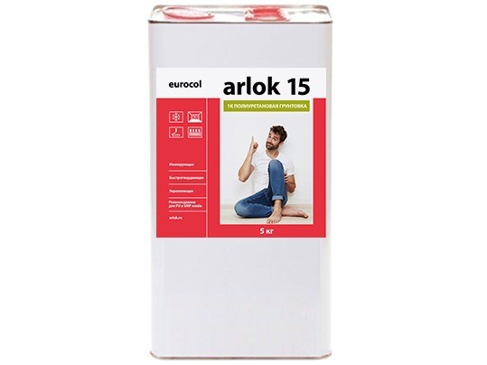 Грунтовка однокомпонентная полиуретановая ARLOK 15 5 кг