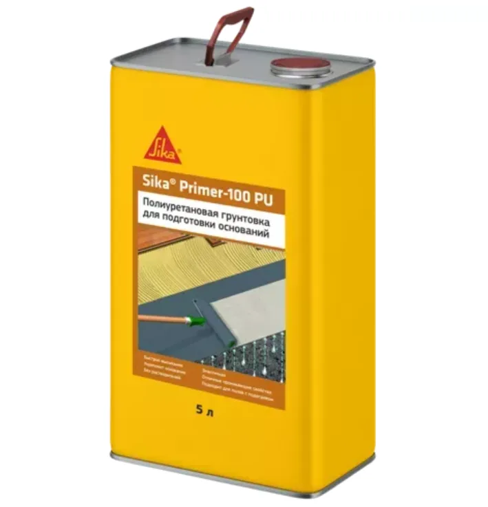 Грунтовка полиуретановая Sika Primer-100 PU 5 кг