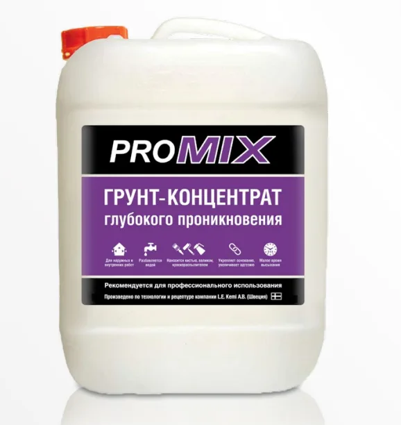 Грунт-концентрат глубокого проникновения PROMIX 10 кг