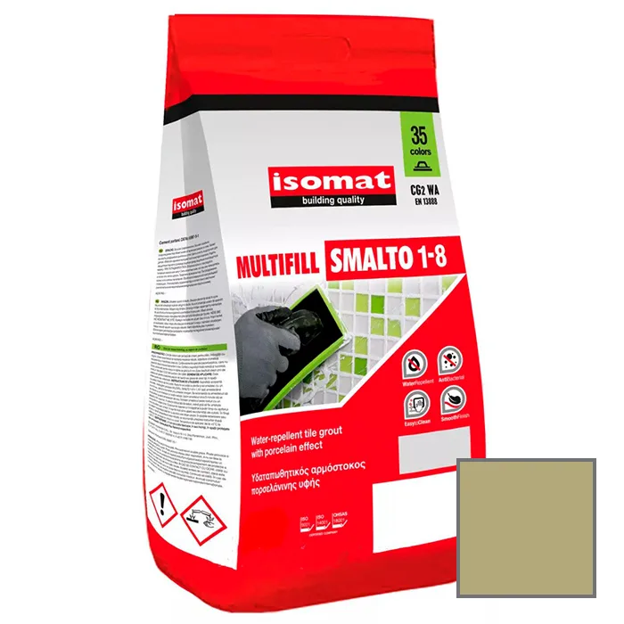 Затирка для плитки Isomat Multifill Smalto 1-8 №11 Слоновая Кость 2 кг