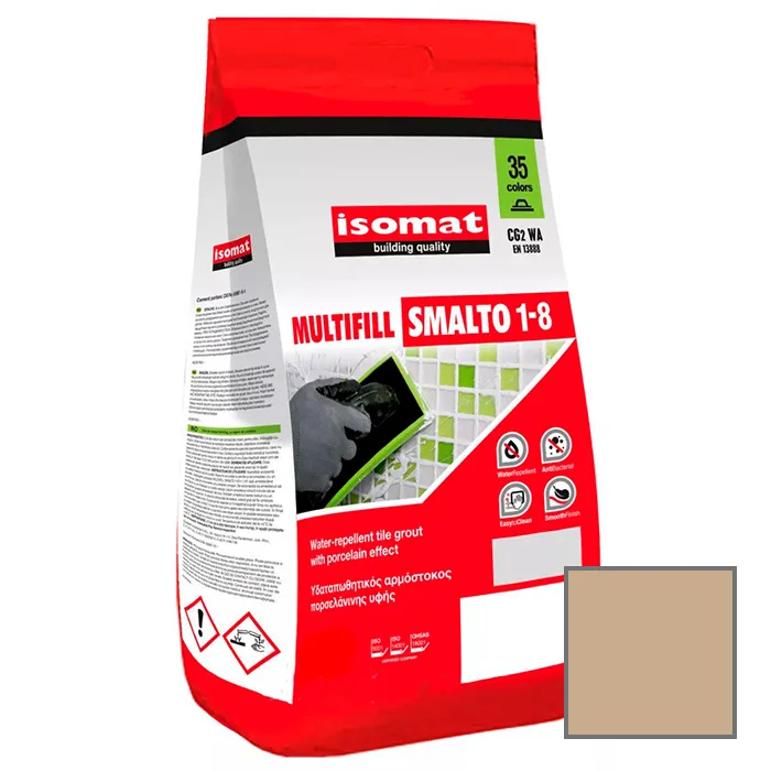 Затирка для плитки Isomat Multifill Smalto 1-8 №19 Мокко 2 кг