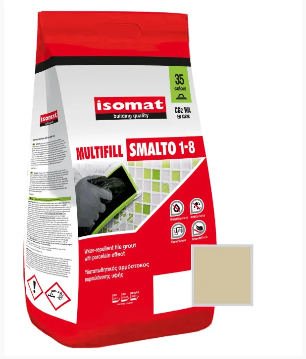 Затирка для плитки Isomat Multifill Smalto 1-8 №45 Песочный 2 кг