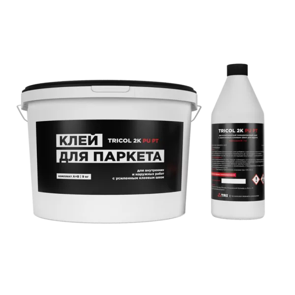 Клей для паркета TRICOL 2K PU PT 9 кг