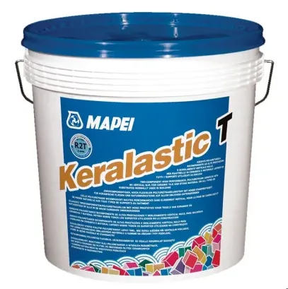 Клей для плитки и камня Mapei Keralastic Т белый 10 кг