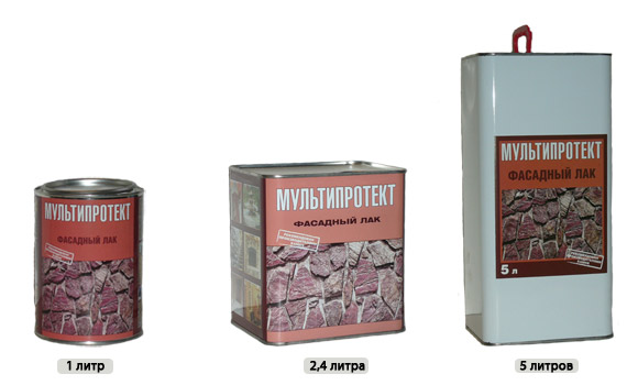 Фасадный лак МультиПротект-Л глянцевый 5 л