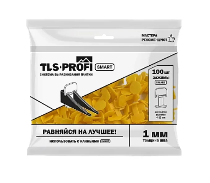 Зажим TLS-Profi SMART 1 мм (100 шт.)