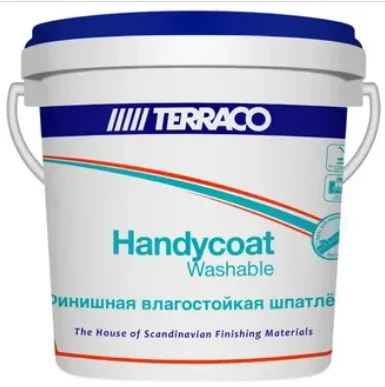 Финишная влагостойкая шпатлевка для внутренних работ Terraco Handycoat Washable15 кг
