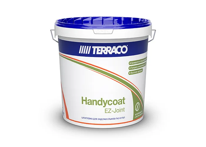 Шпатлёвка для заделки стыков ГКЛ и ГВЛ TERRACO Handycoat EZ-Joint 25 кг