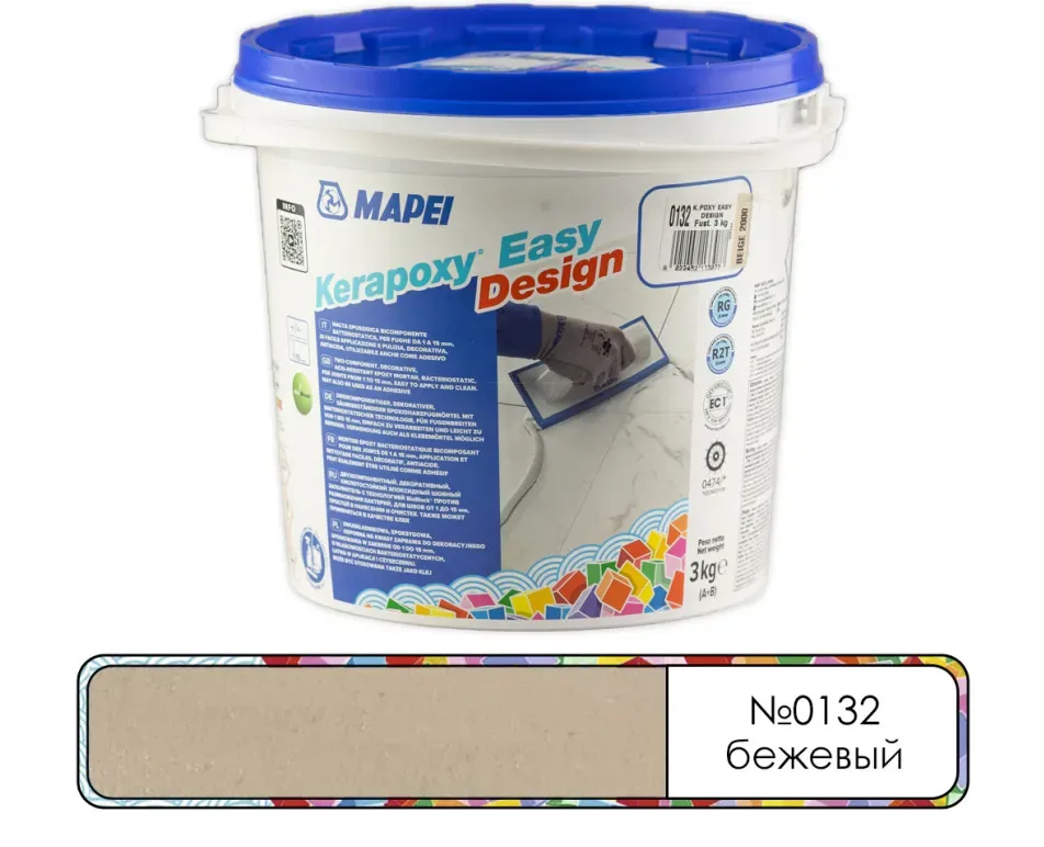 Затирка эпоксидная Mapei Kerapoxy Easy Design №0132 бежевый 3 кг