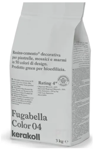 Затирка гибридная KeraKoll Fugabella Color №04 3 кг