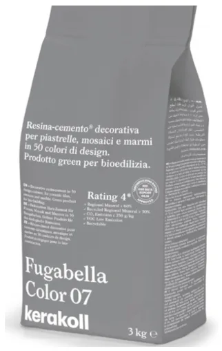 Затирка гибридная KeraKoll Fugabella Color №07 3 кг
