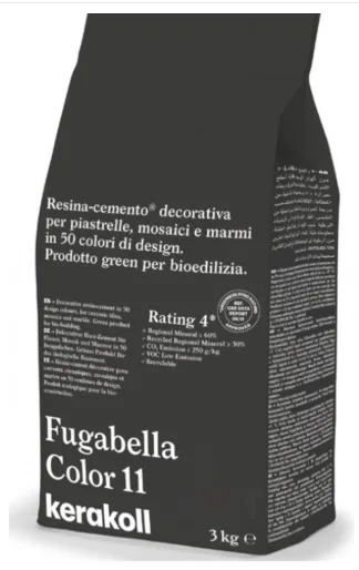 Затирка гибридная KeraKoll Fugabella Color №11 3 кг