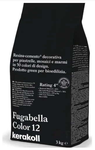 Затирка гибридная KeraKoll Fugabella Color №12 3 кг