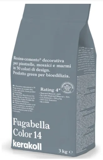 Затирка гибридная KeraKoll Fugabella Color №14 3 кг