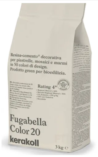 Затирка гибридная KeraKoll Fugabella Color №20 3 кг