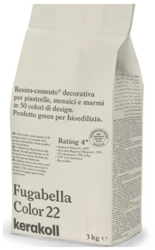 Затирка гибридная KeraKoll Fugabella Color №22 3 кг