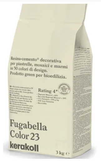 Затирка гибридная KeraKoll Fugabella Color №23 3 кг