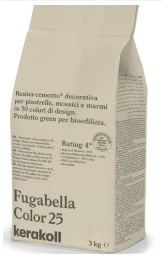 Затирка гибридная KeraKoll Fugabella Color №25 3 кг