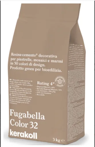 Затирка гибридная KeraKoll Fugabella Color №32 3 кг