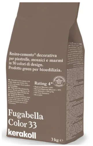 Затирка гибридная KeraKoll Fugabella Color №33 3 кг