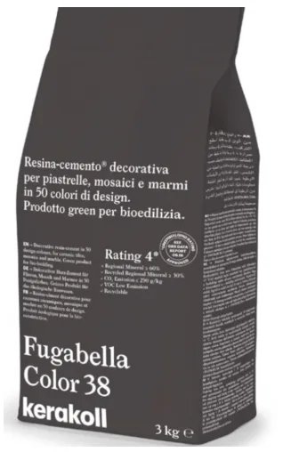 Затирка гибридная KeraKoll Fugabella Color №38 3 кг