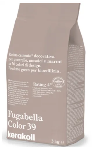 Затирка гибридная KeraKoll Fugabella Color №39 3 кг