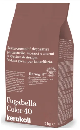 Затирка гибридная KeraKoll Fugabella Color №40 3 кг