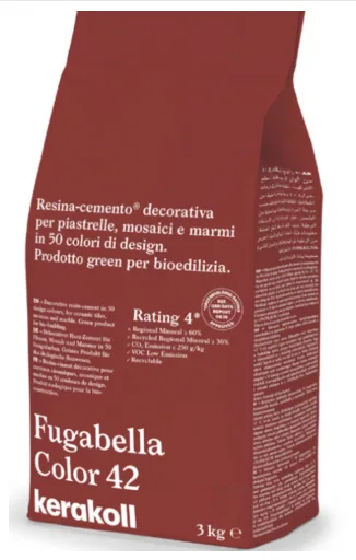 Затирка гибридная KeraKoll Fugabella Color №42 3 кг