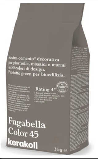 Затирка гибридная KeraKoll Fugabella Color №45 3 кг