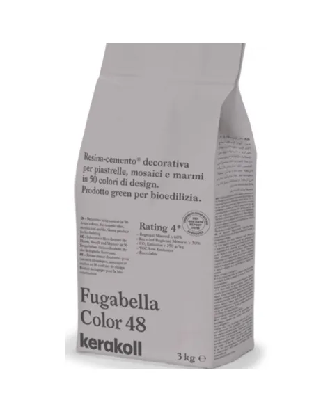 Затирка гибридная KeraKoll Fugabella Color №48 3 кг
