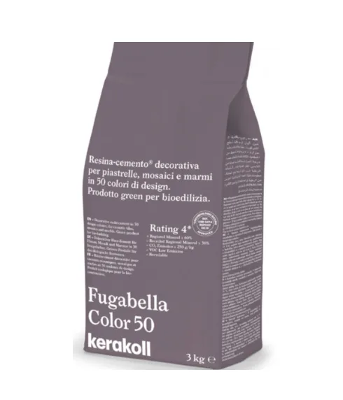 Затирка гибридная KeraKoll Fugabella Color №50 3 кг