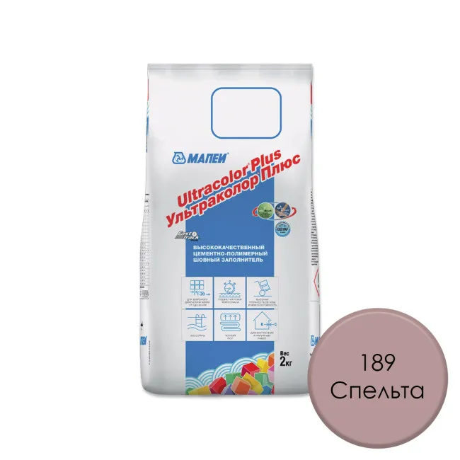 Затирка для плитки МАПЕИ Ультраколор Плюс / Ultracolor Plus №189 2 кг