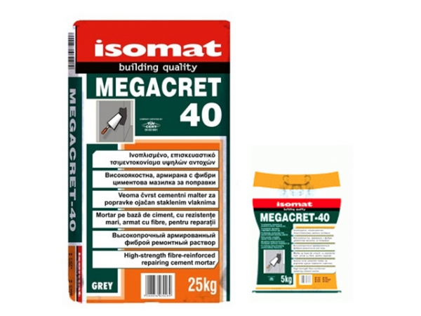 Цементный ремонтный раствор Isomat Megacret 40