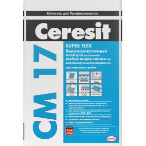 Клей плиточный Ceresit CM 17 Super Flex