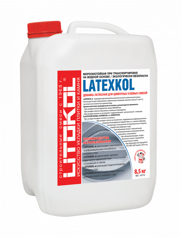 Пластификатор для плиточного клея Litokol Latexkol–M