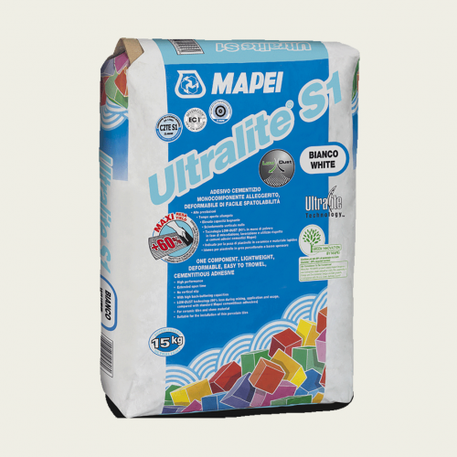 Клей для плитки Mapei Ultralite S1 серый 15 кг