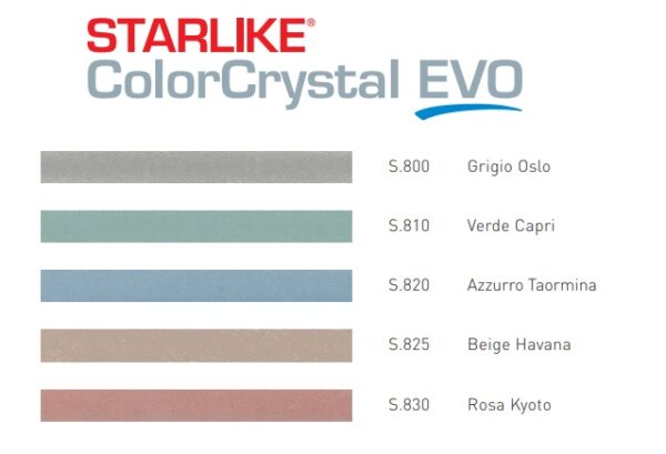 Эпоксидная затирочная смесь STARLIKE COLOR CRYSTAL EVO