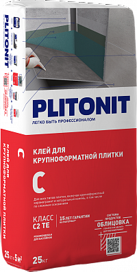 PLITONIT С Клей для облицовки сложных поверхностей всеми видами плитки С2 ТЕ, ГОСТ Р 56387